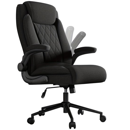 Yaheetech Bureaustoel, draaistoel, ergonomische bureaustoel