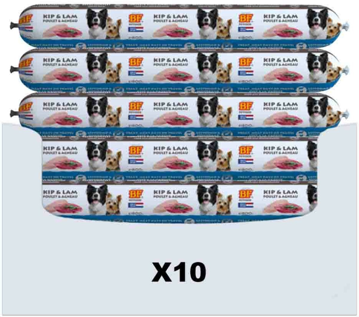 10x BF Petfood Vleesvoeding Lam 800 gr