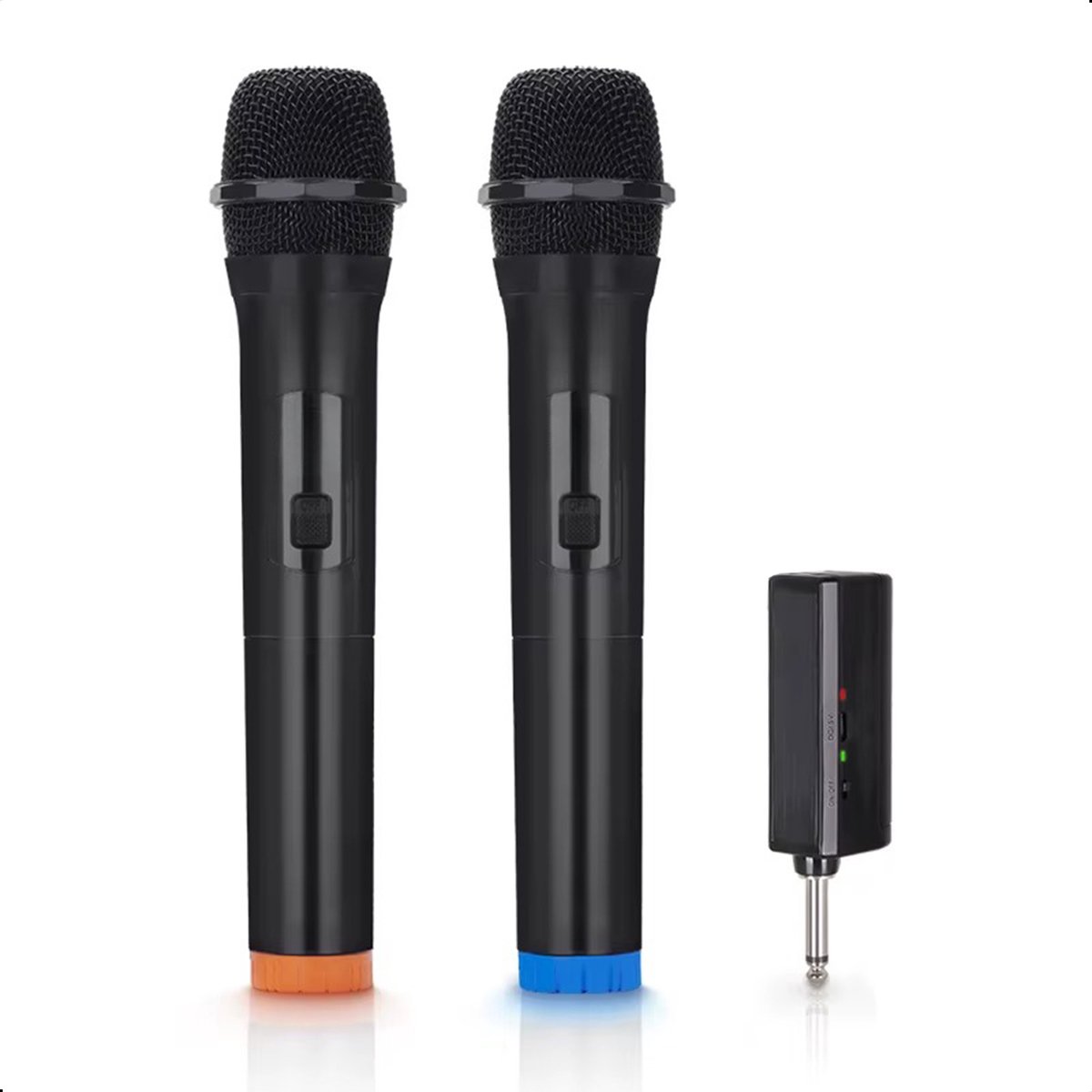 Tech Essentials Draadloze Microfoon set van 2