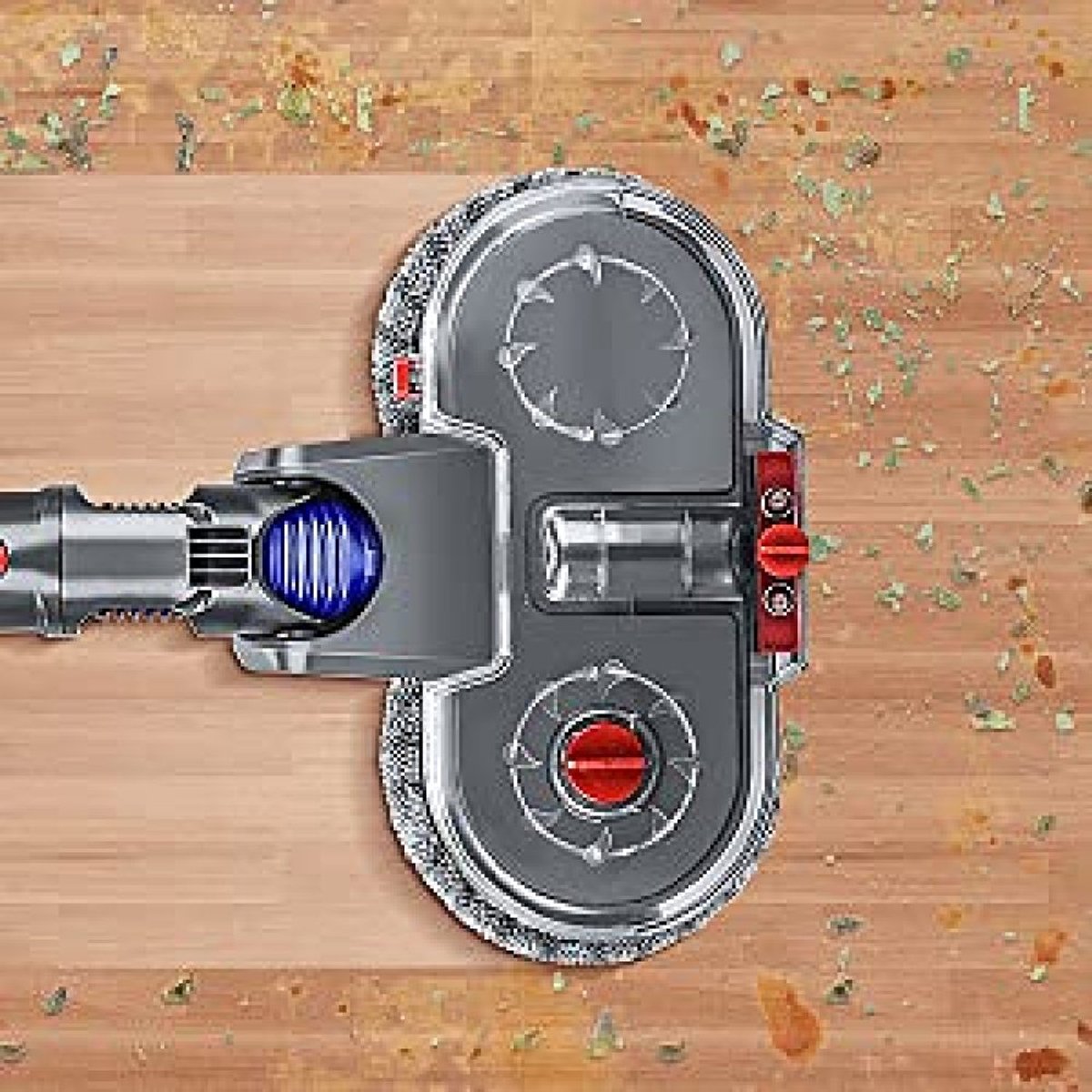 elektrische dweilopzetstuk voor Dyson V11 V10 V8 V7 V15 stofzuiger, dweilopzetstukset met 6 dweilpads en verwijderbare watertank thumbnail 4