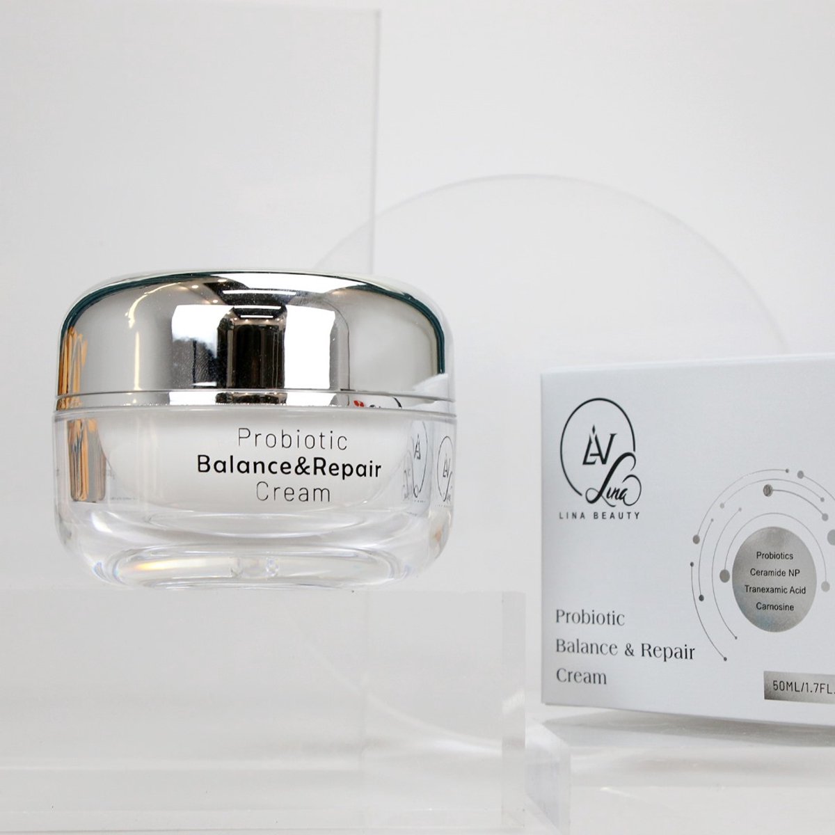 Biotic Balance Repair Crème – Microbioom-herstellend – Kalmerend & Hydraterend – Vegan – Lina Beauty