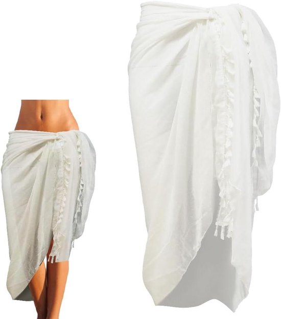 FFWTPY Strandjurk voor dames, chiffon, zomer, strandponcho, badpak, bikini cover-ups met kwastjes, boho strandtuniek, transparant, strandvakantie, badpak, bikini, beachwear, zwart