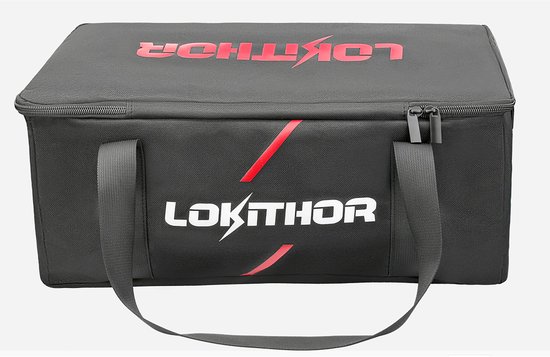 Lokithor Opbergtas AW401 Jump Starter - Vakverdeling in tas - Handvat en een schouderriem - Duurzaam & slijtvast - Zachte binnen voering