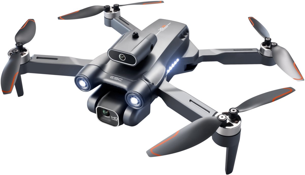 SefSay Ultra Max Drone - Drone met dubbele ESC HD camera - Obstakel Ontwijking - Borstelloze motoren - 3 batterijen en een opbergtas - Geschikt voor kinderen en volwassenen — afbeelding 12