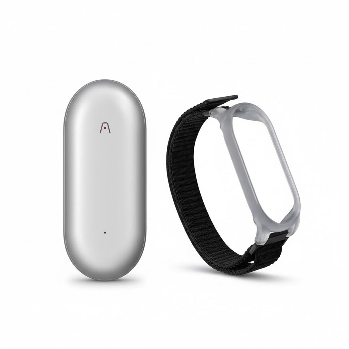 PLAUD NotePin Lunar Silver Essential Bundle – Slimme AI Memo met Draagbare Clip & Polsband – Voor Studenten, Professionals & Onderzoekers – Neem Moeiteloos Colleges, Vergaderingen & Interviews Op