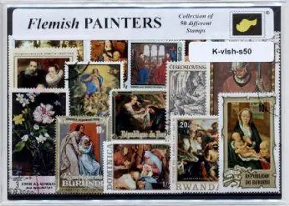 50 stamps – flemish painters