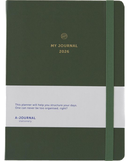 My Journal Agenda 2026 - Olive Green