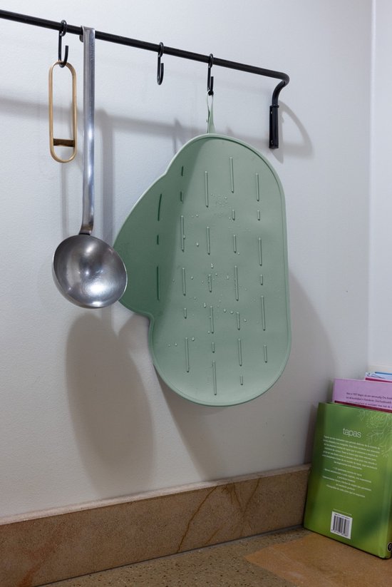 Bébé on the Move - Yummy Mat - Set de table et tapis anti-goutte 2 en 1 - Enroulable et portable - Compatible lave-vaisselle - Anti-poussière - Aspen