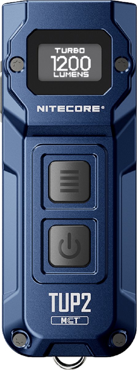 Nitecore TUP2 Sleutelhangerlamp oplaadbaar blauw