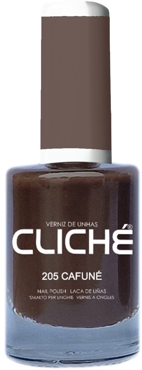 Cliché - Nagellak - Bruin - Cafuné - 1 flesje met 11 ml inhoud - Nummer 205