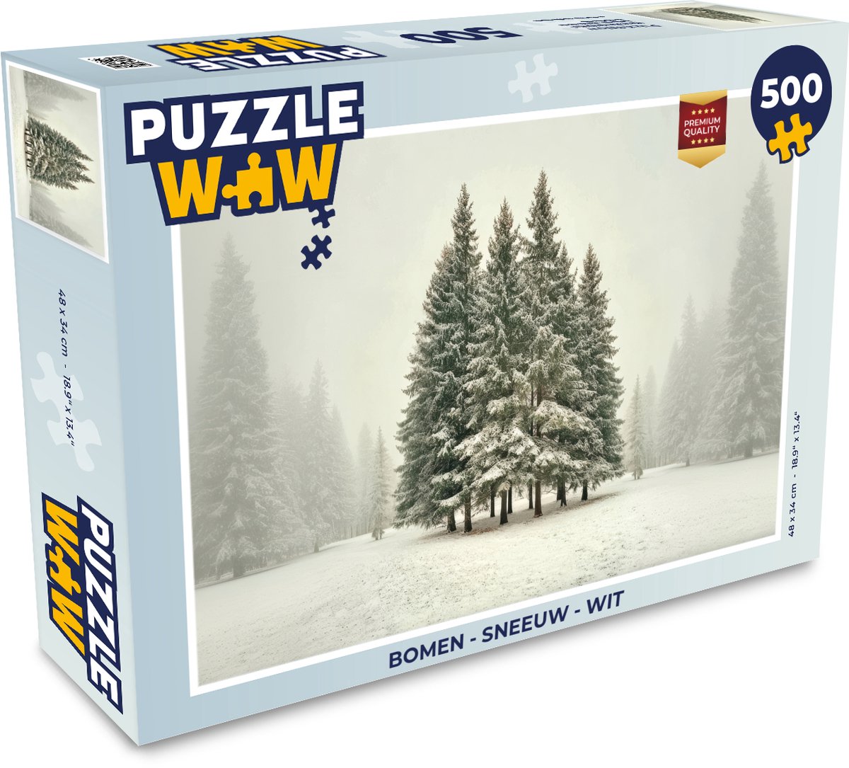Bomen - Sneeuw - Wit