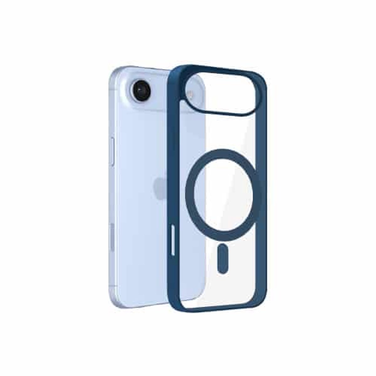 Zanaé - Backcover - iPhone 17 Air - hoesje - MagSafe - Blauw