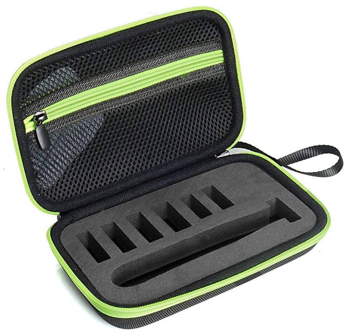 Hardcover draagcase - Geschikt voor OneBlade en Pro-modellen - voor Elektrische Trimmers en Scheerapparaten - Reis-etui - Luxe reis-etui - Zwart - 20 x 12 x 6 cm