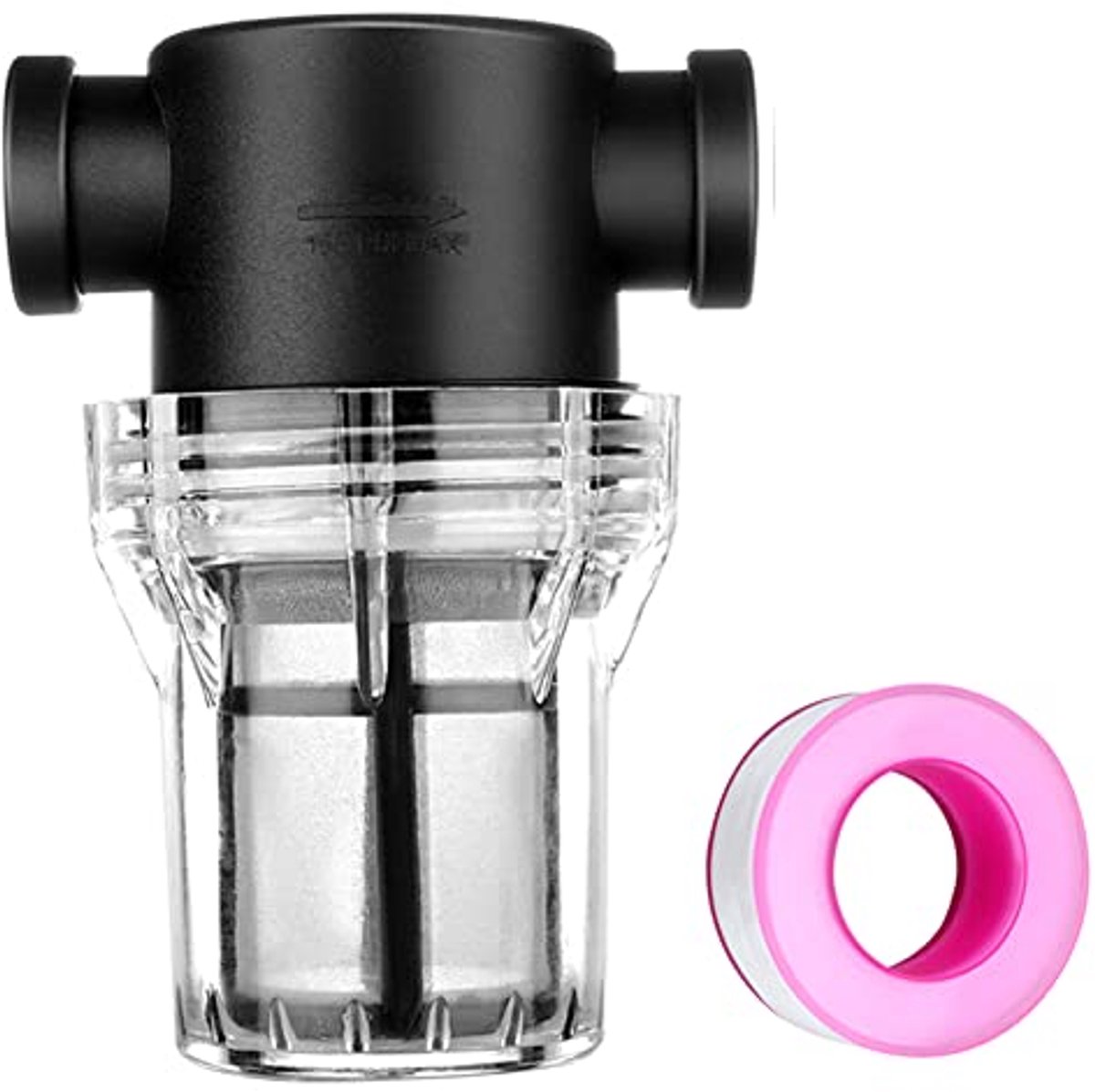 Tuinslang Pijpfilter 7,5 cm Inline T-Zeef - Sedimentfilter voor Bronwater & Stadswater