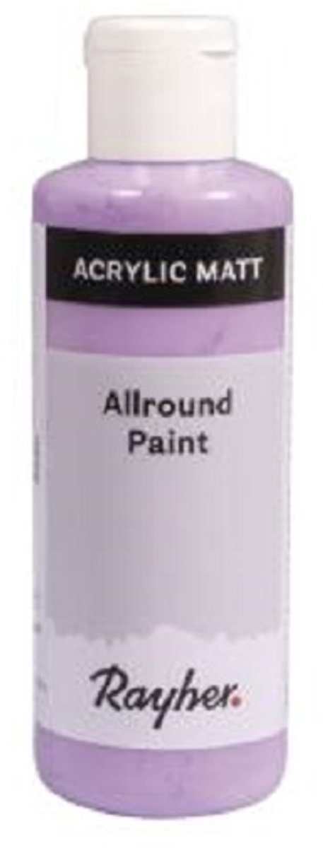 Rayher verf - kwaliteit hobbyverf - Acrylic - 80 ML - mat metallic Lilac