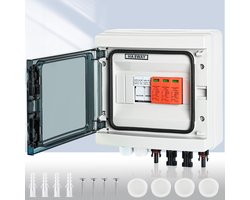 Warmfay PV DC1000V bliksembeveiliging 20-40KA, 16A zekering. 1-string, IP65 waterdichte aansluitkast