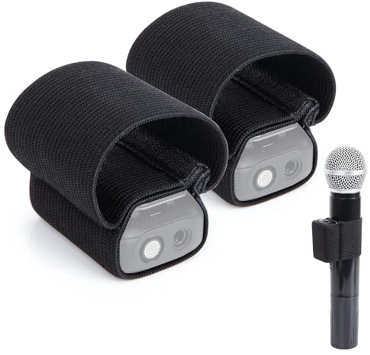 Handmicrofoon met Elastische Bevestiging