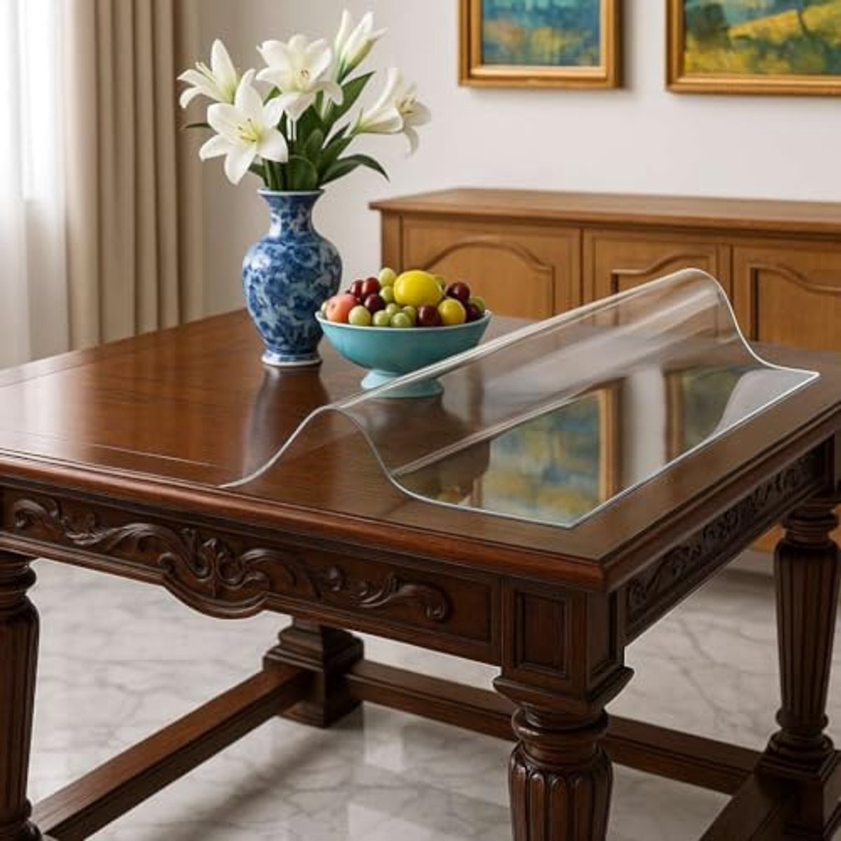 Transparante Tafelfolie voor Tafelbescherming - Waterdicht en Wasbaar - 40cm x 60cm