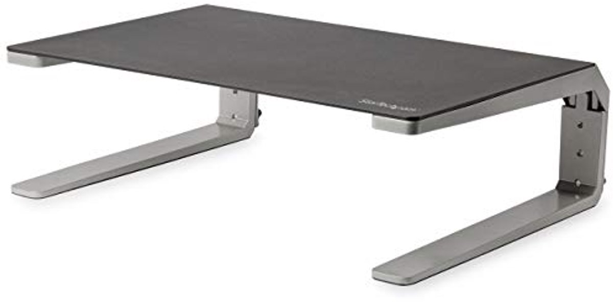 Verstelbare monitorverhoger voor 32 inch schermen - stalen en aluminium constructie