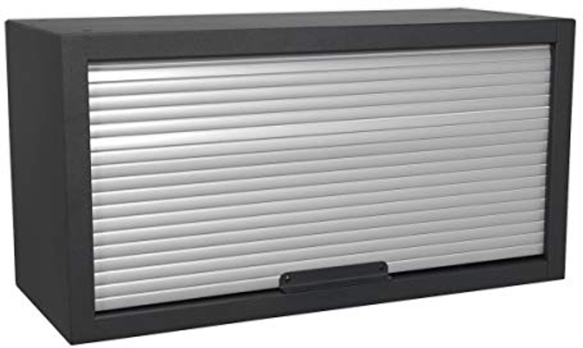 Modulaire Wandkast met Tambourdeur - 680mm