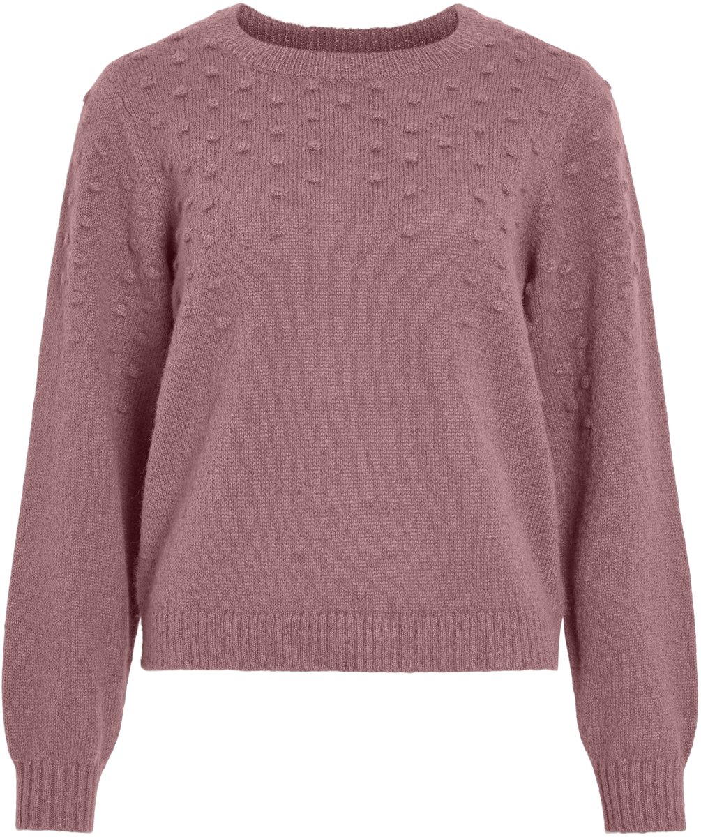 VILA - VITULI O-NECK L/S DOT KNIT TOP-NOOS - Dames - Gebreide truien
