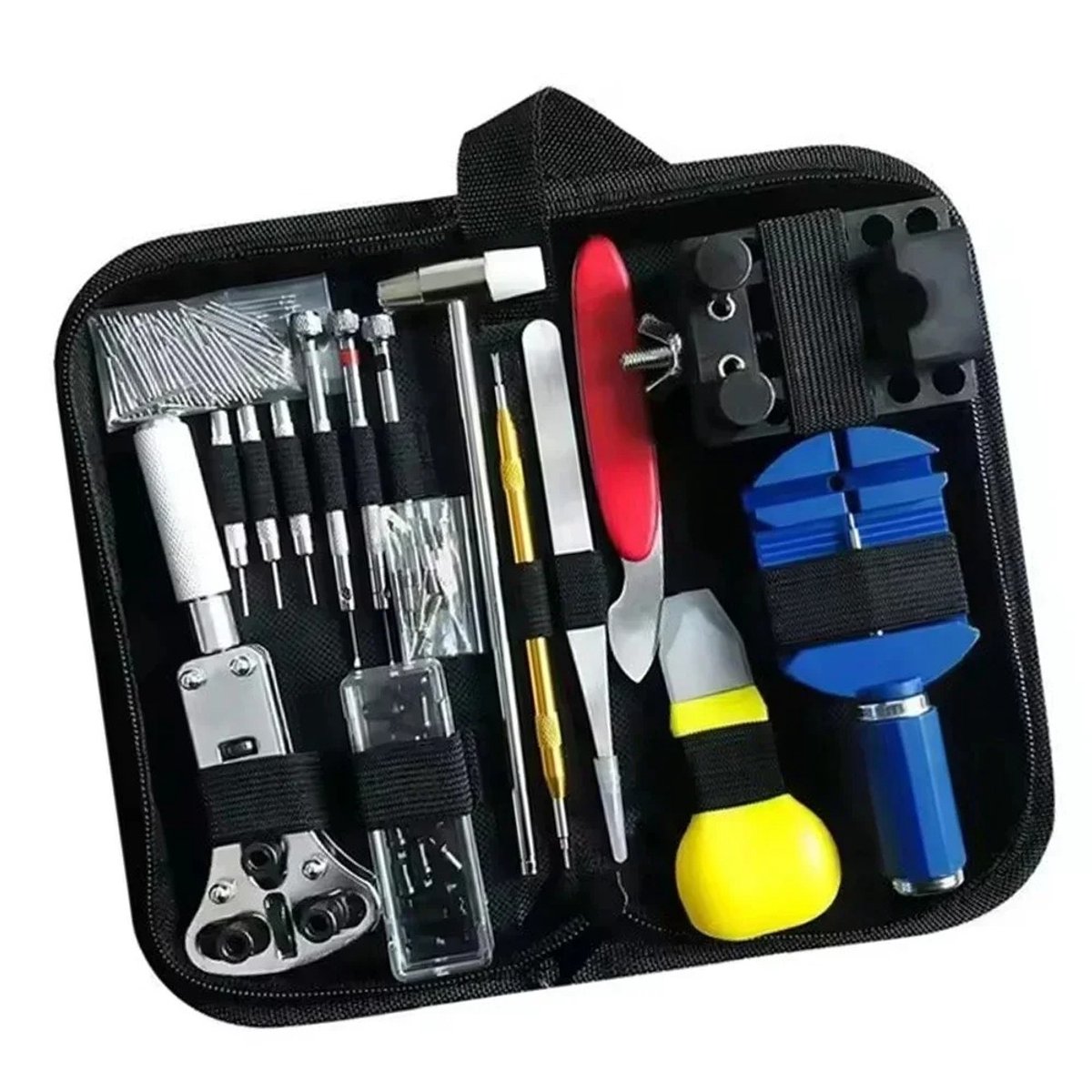 Yoin horloge gereedschap - 147 delig - Professionele horloge reperatie toolkit - Met opbergtas - Gereedschapskit - Horlogemaker