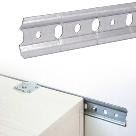 2 Meter H50mm Ophangrail Voor Keukens En Kasten Set Van 1 Of 5 2-meter-h50mm-ophangrail-voor-keukens-en-kasten-set-van-1-of-5