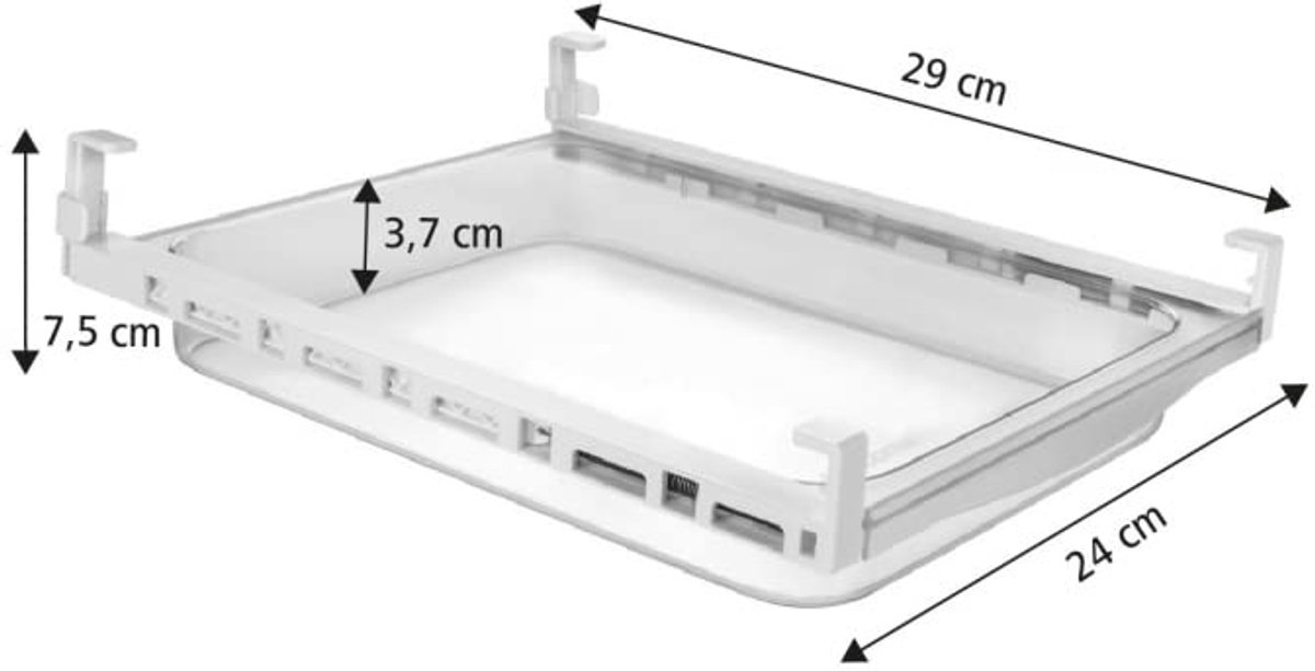 Universele schuiflades voor de keuken, 290 x 240 mm - Ruimtebesparende opbergoplossingen