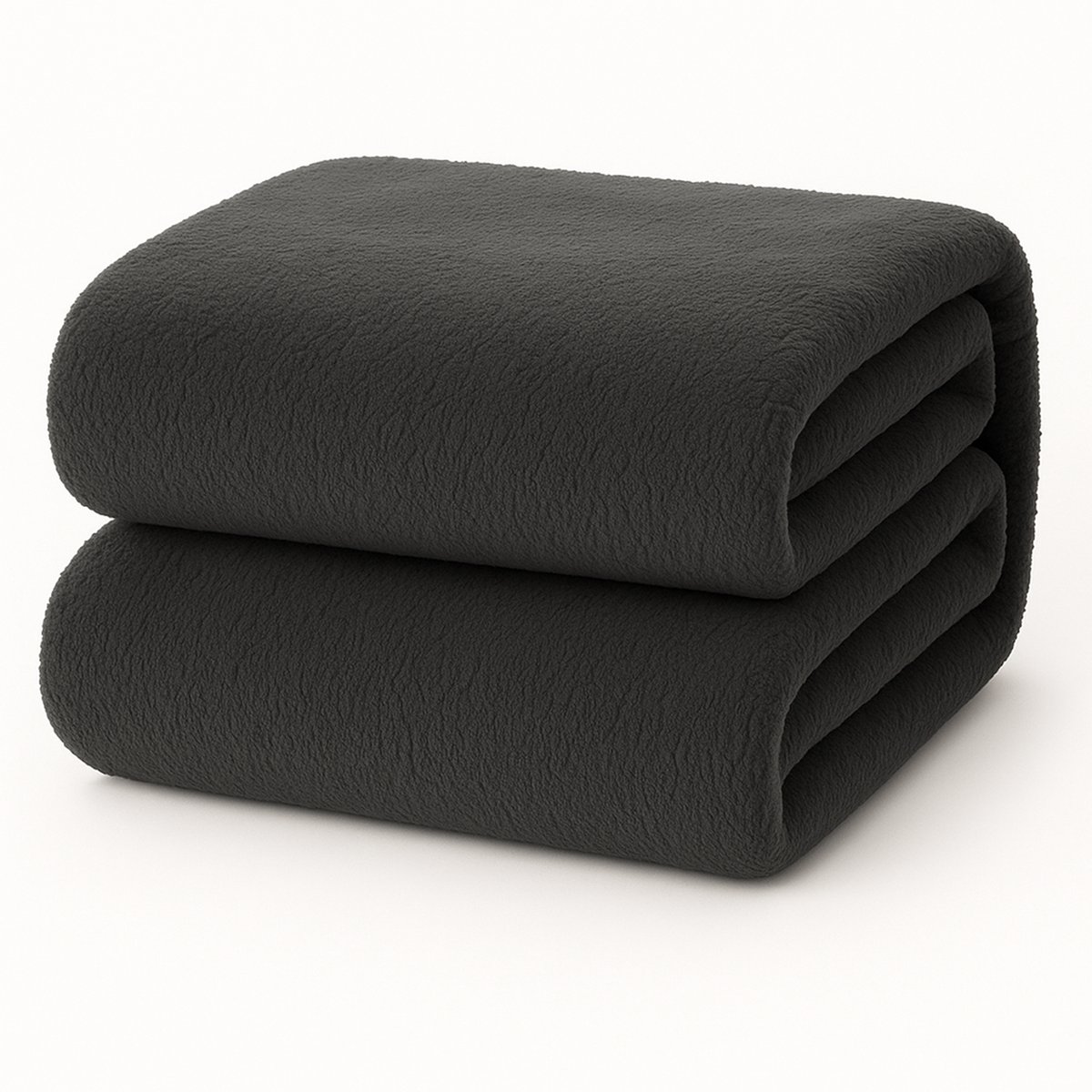 Decoware® Teddy Fleece Hoeslaken - Antraciet - 160x200 cm - Extra Warm & Zacht - Voor Matrassen tot 30 cm