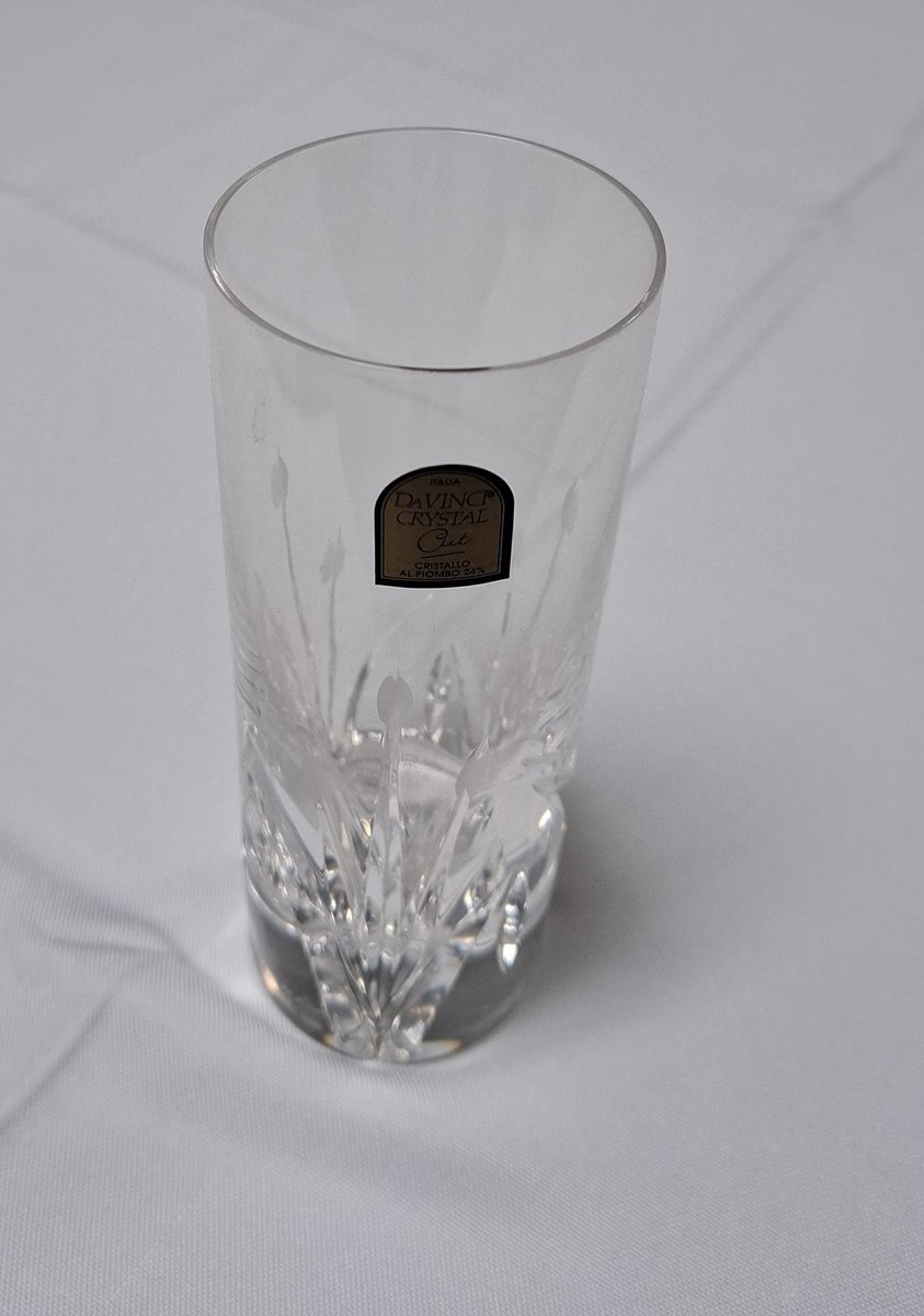 RCRCRYSTAL Da Vinci Perugia 2 hoge beker 23 cl handgeslepen