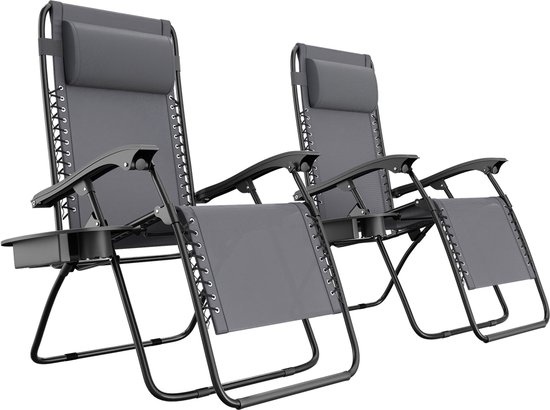 LifeGoods Opvouwbare Tuinstoelen