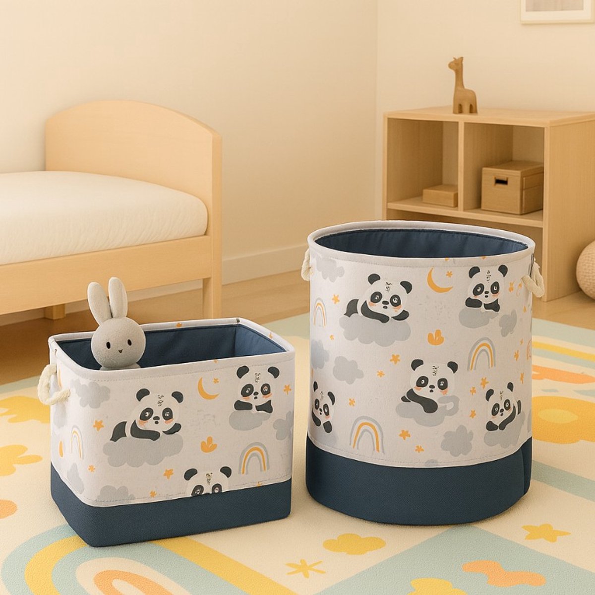 Meubelsvanjoep opbergzak Organizer 2 stuks - Opbergtas en Organiser voor Speelgoed en Kleding - Opvouwbaar - Koala 40 x 35 CM - Opbergdoos - Opbergbox kinderkamer