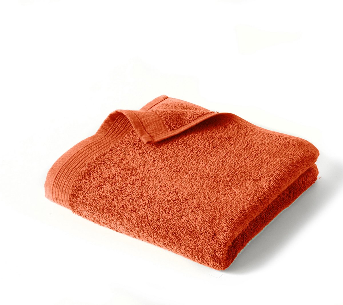 Blanc des Vosges Luxe Badhanddoek Uni - terra cota - 50x100 cm - 100% microkatoen - 600 g/m²