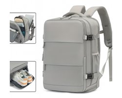 Lichtgewicht 40L reisrugzak met laptopvak – multifunctionele backpack met schoenenvak, verstelbare banden en georganiseerde vakken – ideaal voor zakenreizen, school, sport en weekendtrips