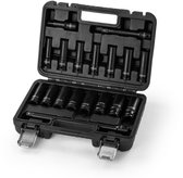 Professionele 18 Delige 1/2" Krachtdoppenset met Verlengstukken