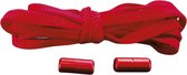 Lacets élastiques plats Knaak – Plus besoin de nouer ! - Rouge Marine - Lacets - 2 pièces