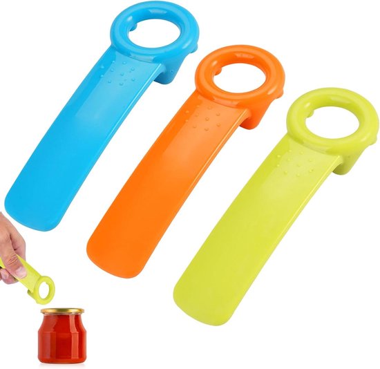 Dekselopener, 2 stuks, glazen opener, opener voor