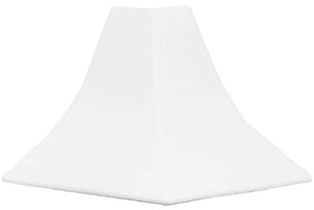 DQ-PP HOEKLIJST BUITENHOEK - Arabesk Wit - 23 x 23 mm - PVC - Keukenlijst Werkblad Afwerkingslijst Lijst Keuken Keukenafwerkingslijst Wandafwerkingslijst Tafelbladlijsten