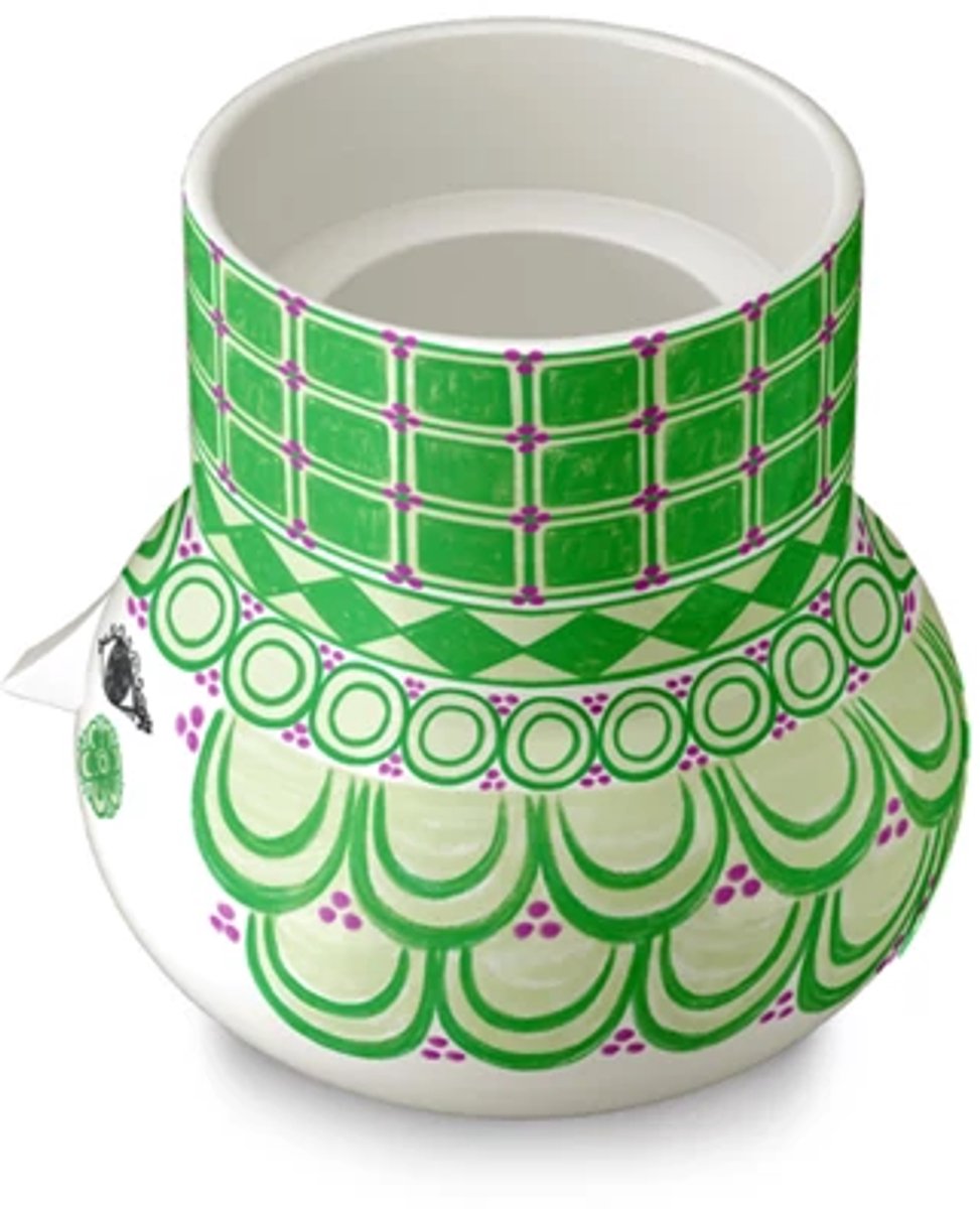 Bjørn Wiinblad Olga kandelaar H12cm groen