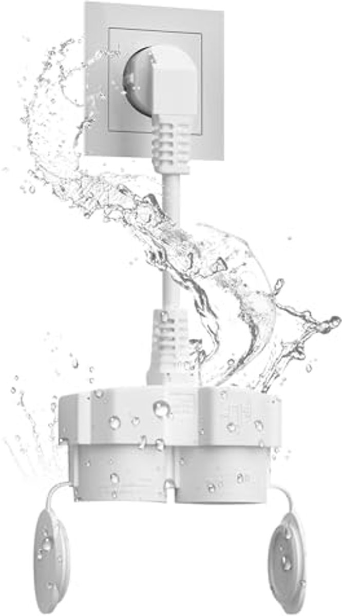 Waterdichte verlengkabel met 2 stopcontacten - Buiten bevestigingsdoos 16A 250V - Veilig en duurzaam