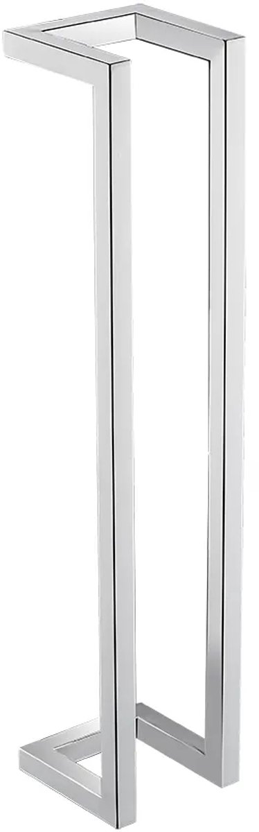 Dual Handdoekrek industrieel 60x12,5x12,5cm chroom