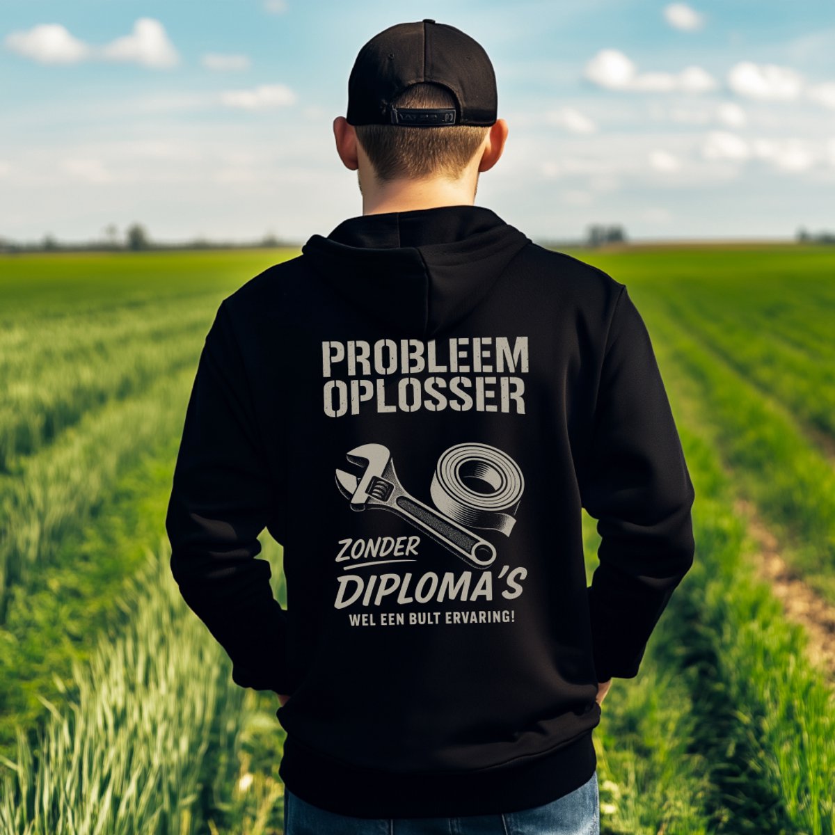AGRIFANS® Probleem Oplosser - Heren Hoodie - XXL