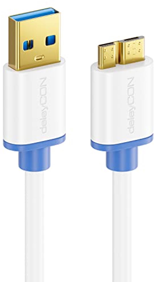Micro USB 3.0 Datakabel tot 5 Gbit/s voor Mobiele Telefoons, Tablets en Externe Schijven — afbeelding 3
