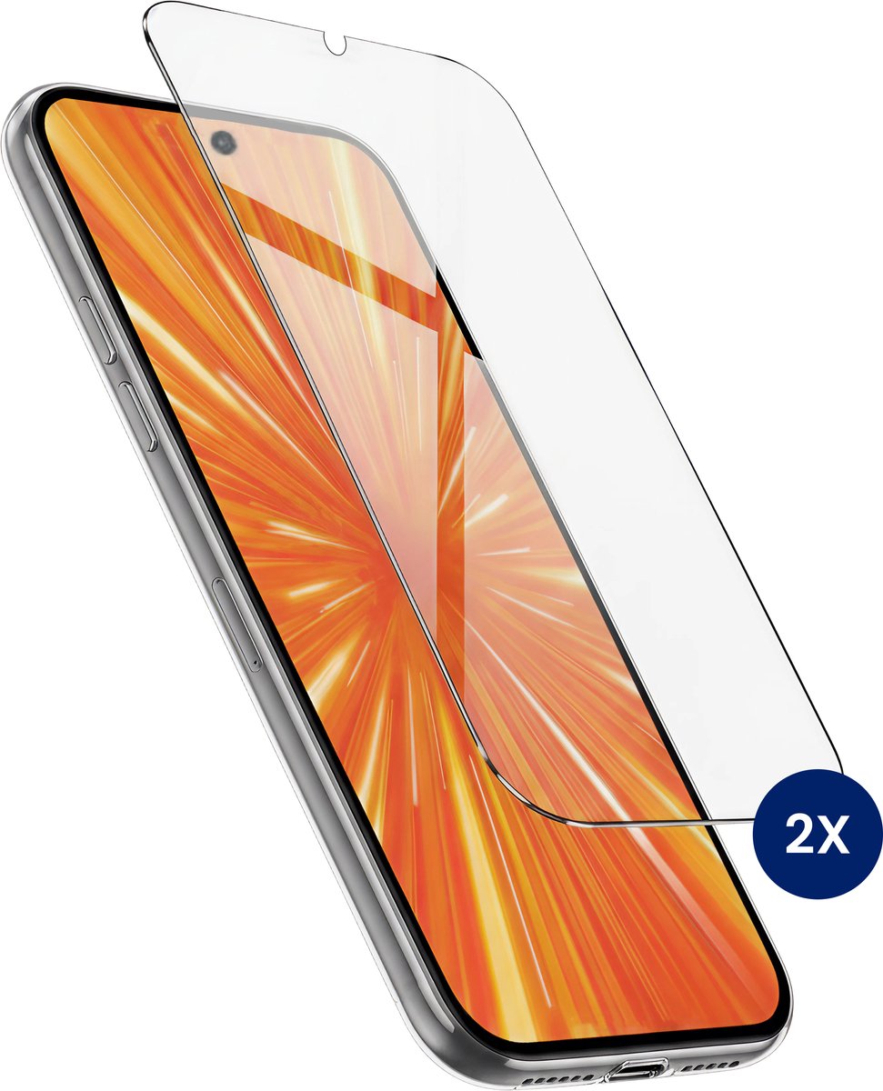 R2B Screenprotector geschikt voor Samsung S22 - 2 Stuks - Incl. Reinigingskit - Tempered Glass - Screenprotectors - Screen Protector - Beschermglas