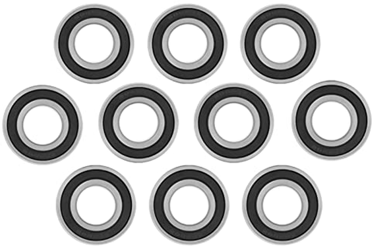 10 stuks 6004-2RS1 high-speed groefkogellager voor elektronische apparaten 20x42x12 mm