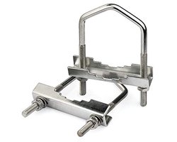 Outdoor Yagi Wifi Antenna U Holder - Aluminum Mast Bracket 2pcs for Enhanced Wifi Access Points