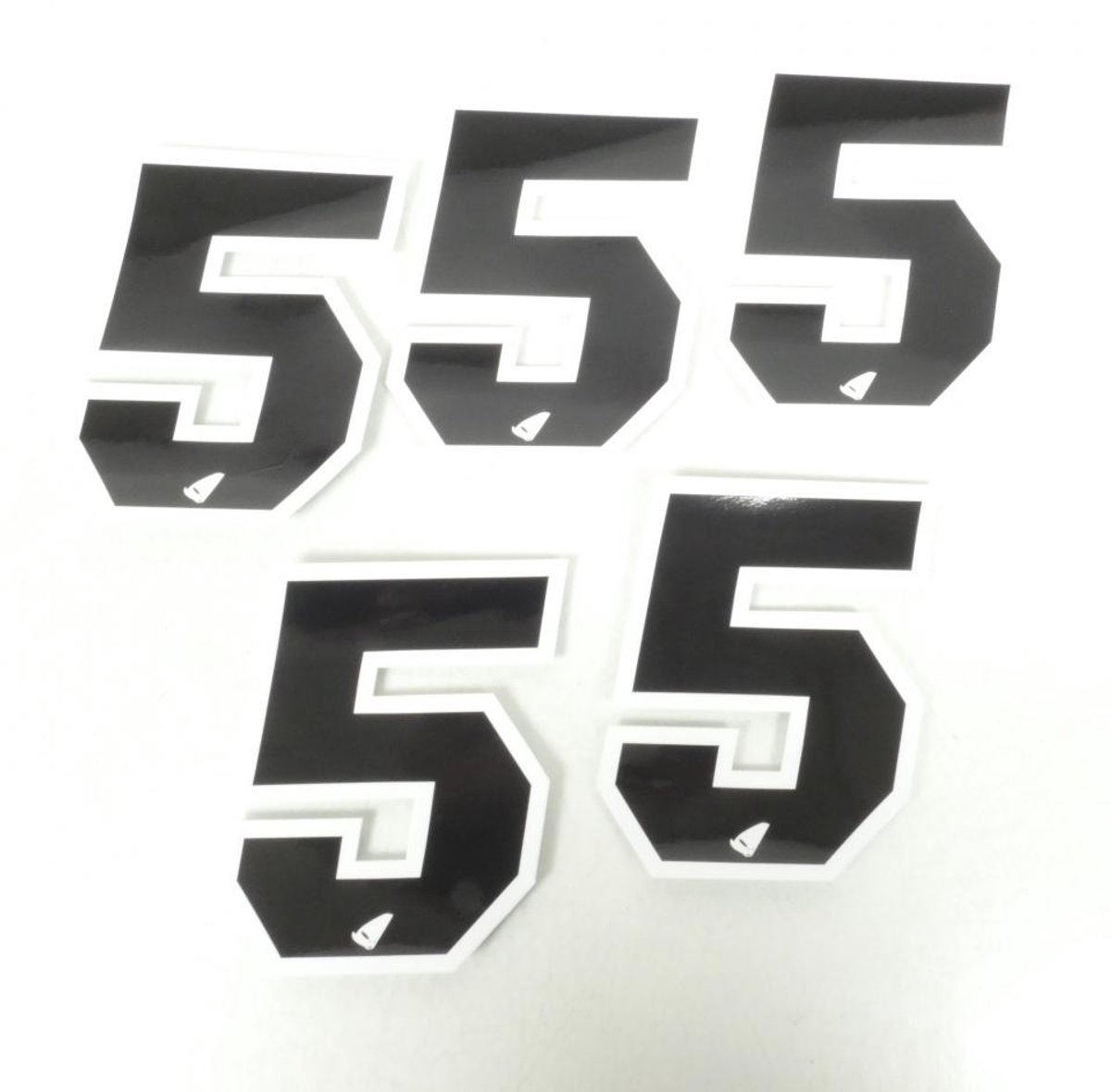 Autocollant stickers UFO pour Auto Numero 5 noir 130x95mm Neuf