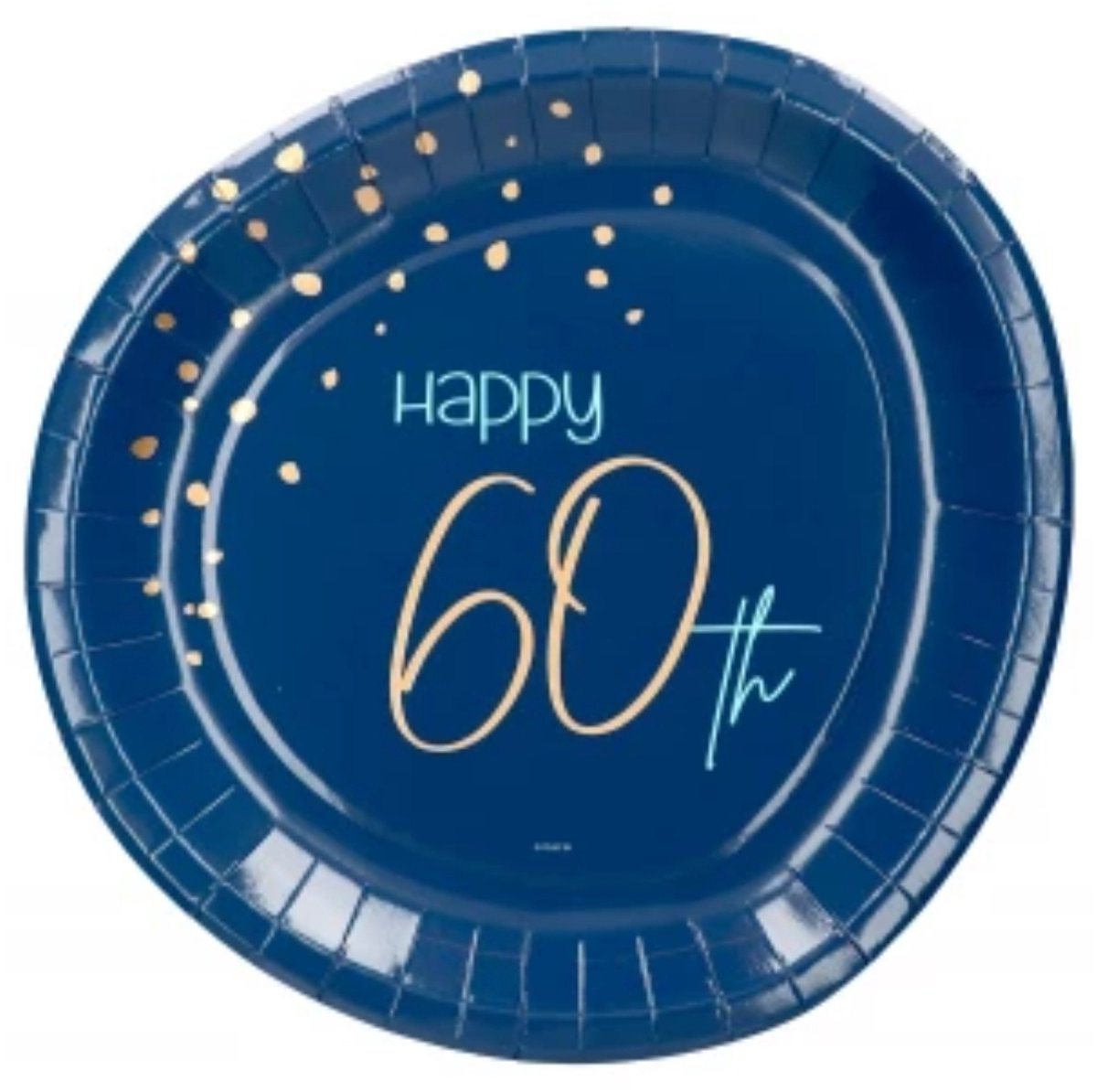 8 x Design Bordjes 60 jaar, Wegwerp, Verjaardag.