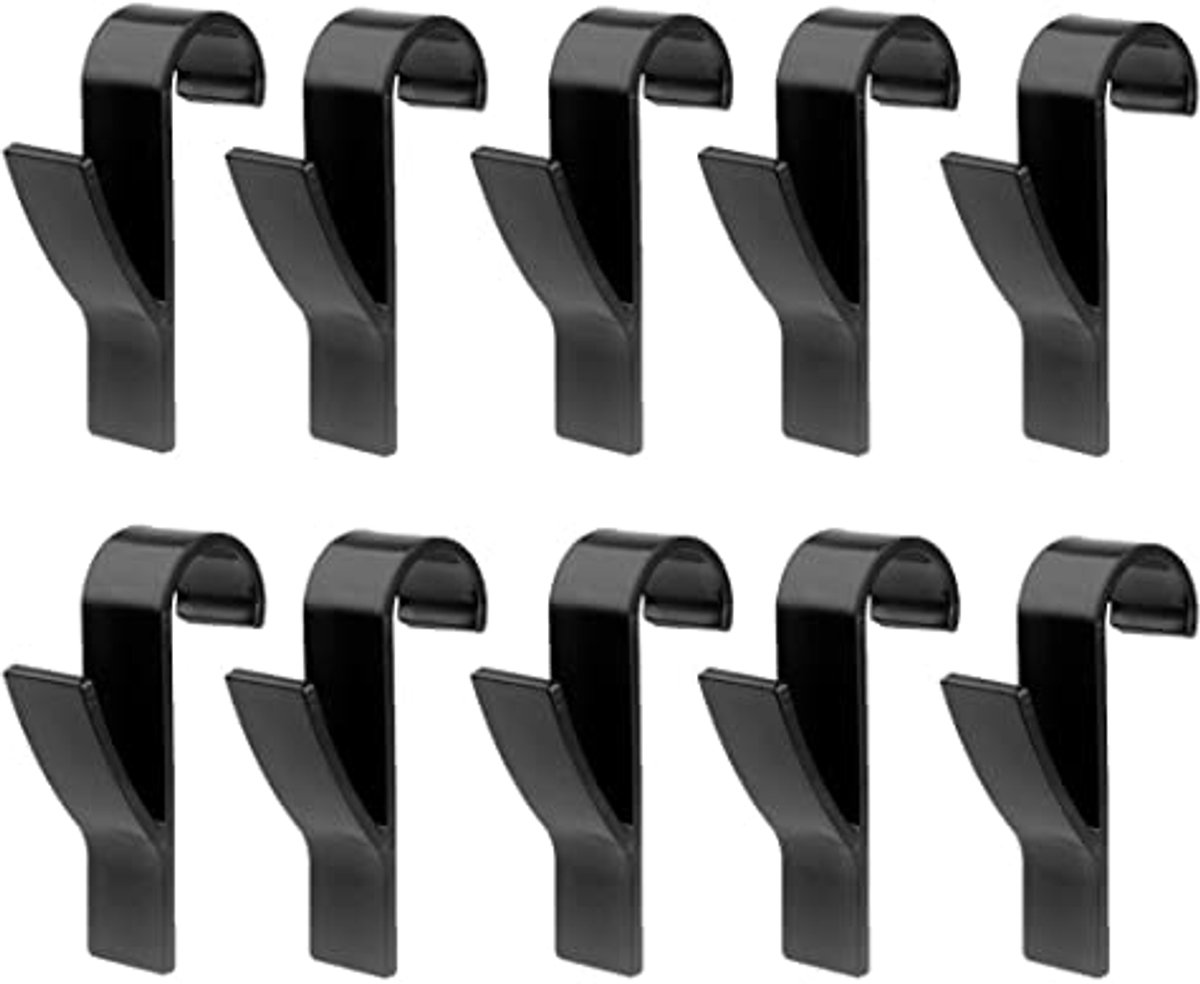 10 Stuks Haken voor Ronde Radiatoren - Handdoekhouder zonder Boren