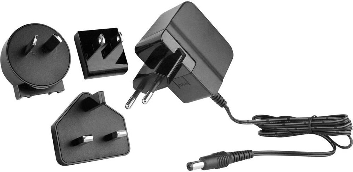 HN Power HNP18I-120V2 Stekkernetvoeding, vaste spanning 12 V/DC 1.50 A 18 W Met adapter voor Australië, Met adapter voo